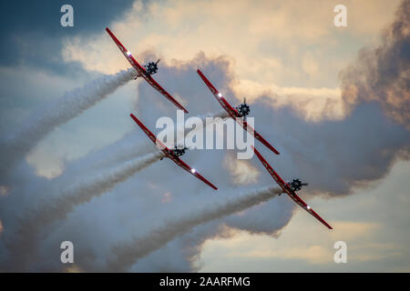 Aeroshell North American T6 Harvard - Sun n' Fun Airshow, Lakeland, Florida Stockfoto