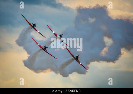 Aeroshell North American T6 Harvard - Sun n' Fun Airshow, Lakeland, Florida Stockfoto