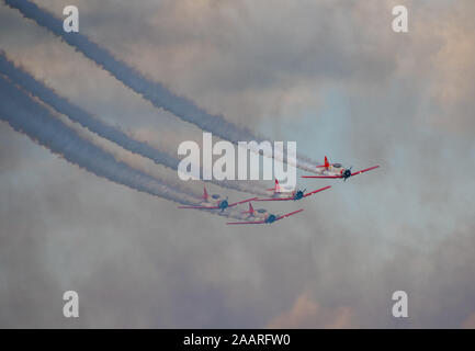 Aeroshell North American T6 Harvard - Sun n' Fun Airshow, Lakeland, Florida Stockfoto