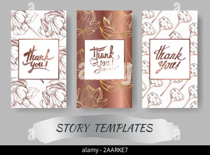 Vektor Lotus Blumen botanischen Blumen. Schwarz und weiß eingraviert Tinte Art Hochzeit hintergrund Karte dekorative Grenze. Stock Vektor