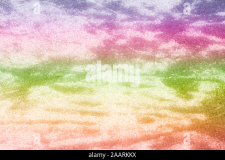 Verschwommenes Bild Hintergrund der farbenfrohe abstrakte textile Kleid - Grafik Design Stockfoto
