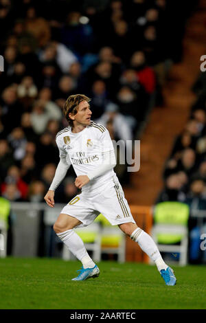 Madrid, Spanien. 23 Nov, 2019. Fußball der Liga Match 14 Real Madrid gegen Real Sociedad gehalten im Santiago Bernabeu in Madrid. Quelle: dpa Picture alliance/Alamy leben Nachrichten Stockfoto