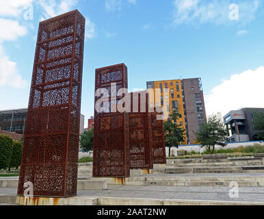 Eastside City Park, Millennium Point, Birmingham, West Midlands, England, B4 7AP Stockfoto