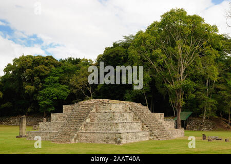 Mittelamerika, Honduras, Maya Ruinen in Copan Stockfoto