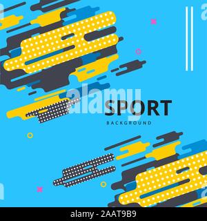 Minimale geometrische Hintergrund. Dynamische formen Komposition - Vektor Stockfoto
