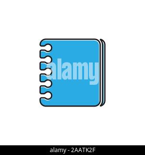 Buchen Sie binder Symbol Dekoration Bildung Vektor Stock Vektor