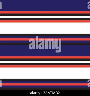 Klassische Moderne Streifenmuster in Vektor - Dies ist eine klassische horizontale Streifenmuster für T-Shirt Druck, Textilien, Jersey geeignet, jacquard Muster Stock Vektor