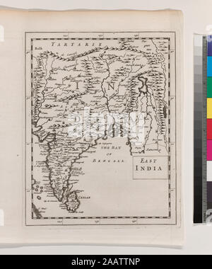 Osten Indien Die Abschnitte ... über Algebra, Euklid, und Navigation [ ] von Perkins, Meister der ... Schule geschrieben wurden; während Flamsteed die astronomischen Tabellen übermittelt.-- Dict.Nat. Biografie. vgl. auch Pref. Kopie im Map Div. 97-6214: Lawrence H. Schlachtung Sammlung. Lawrence H. Schlachtung Sammlung; 3012. Nationale Stiftung für Geisteswissenschaften gewähren für den Zugang zu den frühen Karten der mittleren Atlantikküste. Gedruckt in Abschnitte, 1678 oder 9-1681, und bearbeitet nach dem Tod des Autors von W. Hanway und J. Potenger. Mehrere Abschnitte haben spezielle Titel - Seiten vom 1680. Titel - Seite [v. 1] in rot gedruckt Stockfoto