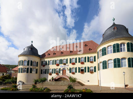 Bad Bergzabern: Schloss Bergzabern Schloss in der Weinstraße, Deutsche Weinstraße, Rheinland-Pfalz, Rheinland-Pfalz, Deutschland Stockfoto