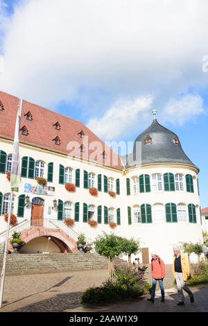 Bad Bergzabern: Schloss Bergzabern Schloss in der Weinstraße, Deutsche Weinstraße, Rheinland-Pfalz, Rheinland-Pfalz, Deutschland Stockfoto