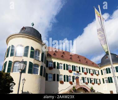 Bad Bergzabern: Schloss Bergzabern Schloss in der Weinstraße, Deutsche Weinstraße, Rheinland-Pfalz, Rheinland-Pfalz, Deutschland Stockfoto