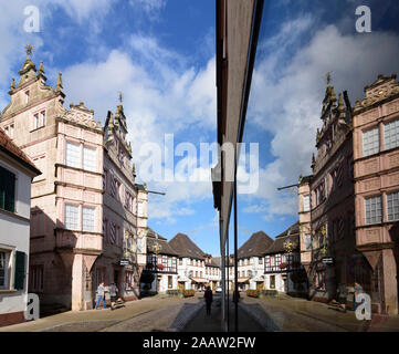 Bad Bergzabern: Pension Gasthaus "Zum Engel" in der Weinstraße, Deutsche Weinstraße, Rheinland-Pfalz, Rheinland-Pfalz, Deutschland Stockfoto