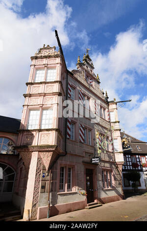Bad Bergzabern: Pension Gasthaus "Zum Engel" in der Weinstraße, Deutsche Weinstraße, Rheinland-Pfalz, Rheinland-Pfalz, Deutschland Stockfoto
