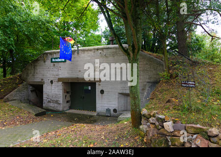 Bad Bergzabern: Westwall Museum in der Weinstraße, Deutsche Weinstraße, Rheinland-Pfalz, Rheinland-Pfalz, Deutschland Stockfoto