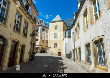 Obere Stadtplatz in der Altstadt von Luxemburg, Luxemburg Stockfoto