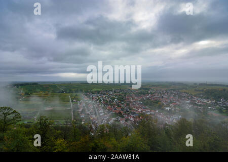 Klingenmünster: Dorf in Klingenmünster Weinstraße, Deutsche Weinstraße, Rheinland-Pfalz, Rheinland-Pfalz, Deutschland Stockfoto