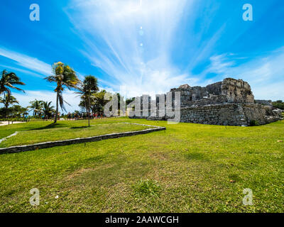 Mexiko, Yucatan, Riviera Maya, Quintana Roo, Tulum, archäologischen Ruinen von Tulum Stockfoto