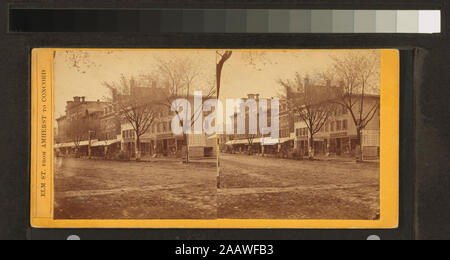 Elm St von Amherst zu Concord Elm St. von Amherst zu Concord.; Elm St. von Amherst in Concord. Stockfoto