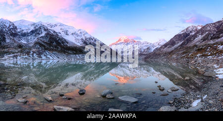 Neuseeland, Südinsel, malerische Berglandschaft Stockfoto