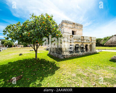 Mexiko, Yucatan, Riviera Maya, Quintana Roo, Tulum, archäologischen Ruinen von Tulum Stockfoto