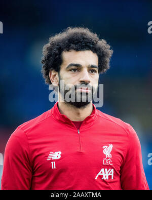 LONDON, ENGLAND - 23. NOVEMBER: Liverpool FC warm up in der Premier League Match zwischen Crystal Palace und dem FC Liverpool an Selhurst Park Stockfoto