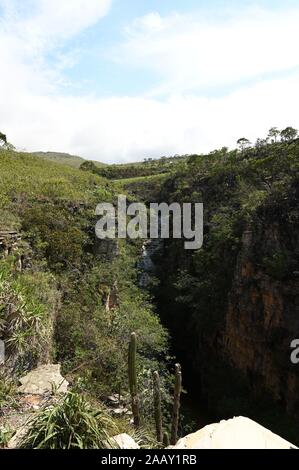 Canyons auf Capitolio Minas Gerais Brasilien Stockfoto