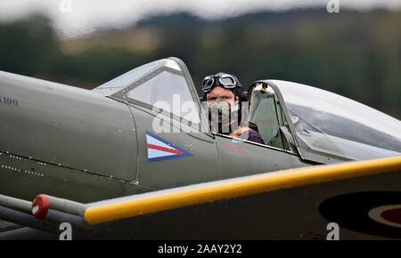 Supermarine Spitfire MV 268 FR XIV G-Spit an der Flying Legends Airshow am 14. Juli 2019 Stockfoto