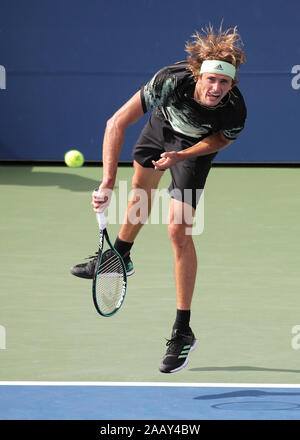 Alexander Zverev Tennis - US Open 2019 - Grand Slam - Billie Jean King Tennis Center - New York - New York - USA - 27. August 2019. Stockfoto