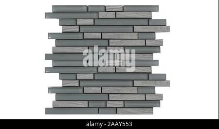 Fliese Textur Hintergrund 3D-Rendering Stockfoto