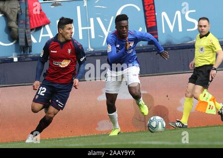 Campeonato de liga Santander. Estadio El Sadar. C.A. Osasuna-Atletic Club de Bilbao. Williams y Roncaglia Credit: CORDON PRESSE/Alamy leben Nachrichten Stockfoto