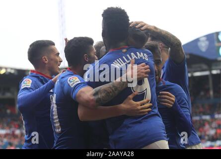 Campeonato de liga Santander. Estadio El Sadar. C.A. Osasuna-Atletic Club de Bilbao. Credit: CORDON PRESSE/Alamy leben Nachrichten Stockfoto