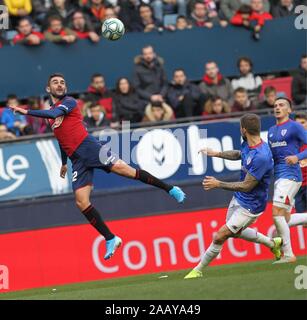 Campeonato de liga Santander. Estadio El Sadar. C.A. Osasuna-Atletic Club de Bilbao. Adrian Credit: CORDON PRESSE/Alamy leben Nachrichten Stockfoto