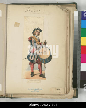 Soldat in Frankreich 1680-1700 Ludwig XIV. Stockfoto