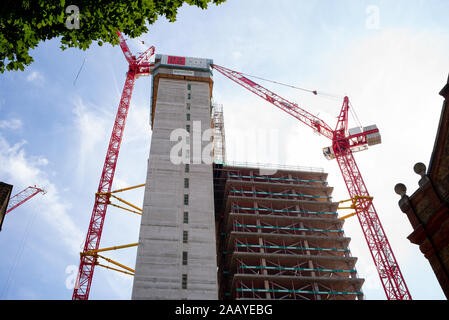 Bauarbeiten in Islington London erschwinglich Arbeitsraum für kleine Unternehmen zu machen. Stockfoto