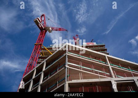 Bauarbeiten in Islington London erschwinglich Arbeitsraum für kleine Unternehmen zu machen. Stockfoto