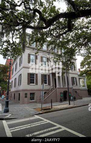 Wayne - Gordon House Geburtsort von juliette Gordon low Gründer der Pfadfinder in den usa Savannah Georgia USA Stockfoto