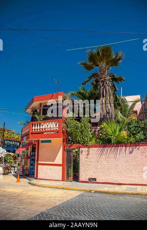 Das Centro Playa Bereich der Isla Mujeres in der Nähe von Cancun, Mexiko Stockfoto