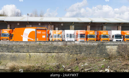 TNT-Depot in Ramsbottom, Lancashire Stockfoto