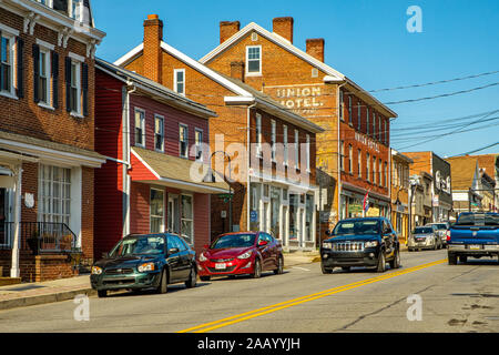 Union Hotel, West Pitt Street, Bedford, PA Stockfoto