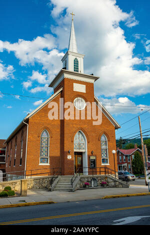 Katholische Kirche St. Thomas, 215 East Penn Road, Bedford, PA Stockfoto