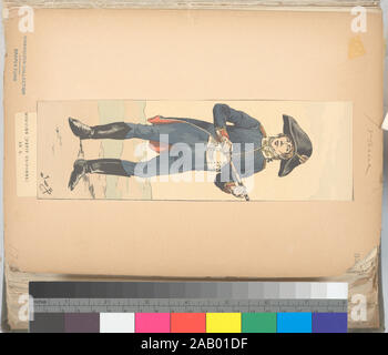 Soldat in Frankreich 1799-1800 Kampagne in Italien Stockfoto