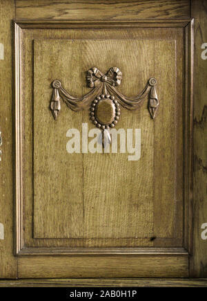 Foto von einem Medium dark Wood texture. Stockfoto