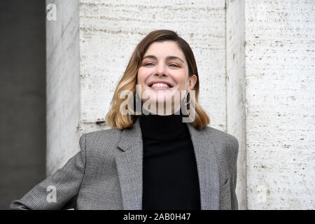 Roma den Raum Kino Moderno 22 Nov 2019 - Präsentation fiction IL PROCESSO, Vittoria Puccini Credit: Giuseppe Andidero Stockfoto
