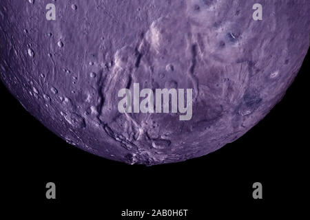 Planeten Neptun, mit Krater und Schluchten. Elemente dieses Bild von der NASA eingerichtet Stockfoto