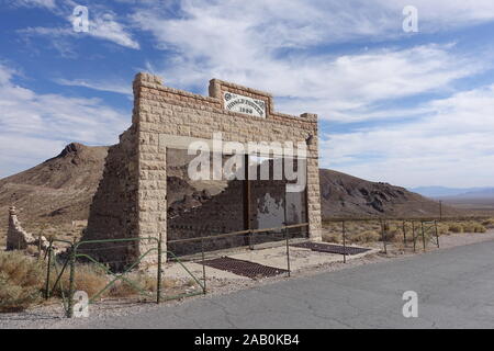 Rhyolit Nevada Geisterstadt Stockfoto