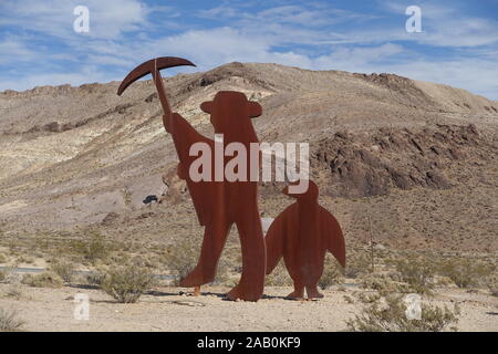 Coldwell Open Air Museum, rhyolith Nevada Stockfoto