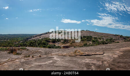 Enchanted Rock State Natural Area liegt in der Nähe von Fredericksburg, Texas Stockfoto