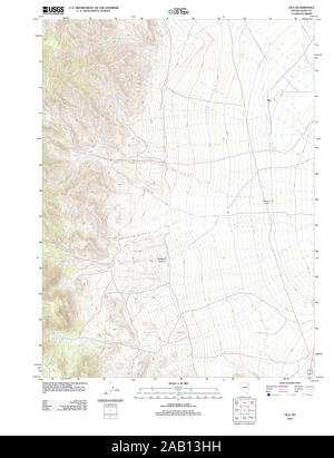 USGS TOPO Karte Nevada NV Ola 20120131 TM Wiederherstellung Stockfoto