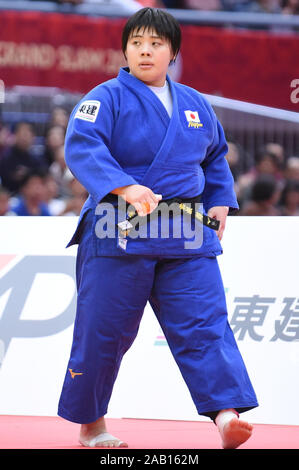 Osaka, Japan. 24 Nov, 2019. Akira Sone (JPN) Judo: IJF Grand Slam Osaka 2019 International Judo Turnier der Frauen 78 kg Finale bei maruzen Intec Arena Osaka in Osaka, Japan. Credit: Itaru Chiba/LBA/Alamy leben Nachrichten Stockfoto