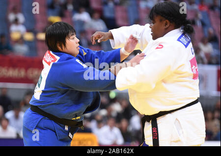 Osaka, Japan. 24 Nov, 2019. Akira Sone (JPN) Judo: IJF Grand Slam Osaka 2019 International Judo Turnier der Frauen 78 kg Finale bei maruzen Intec Arena Osaka in Osaka, Japan. Credit: Itaru Chiba/LBA/Alamy leben Nachrichten Stockfoto